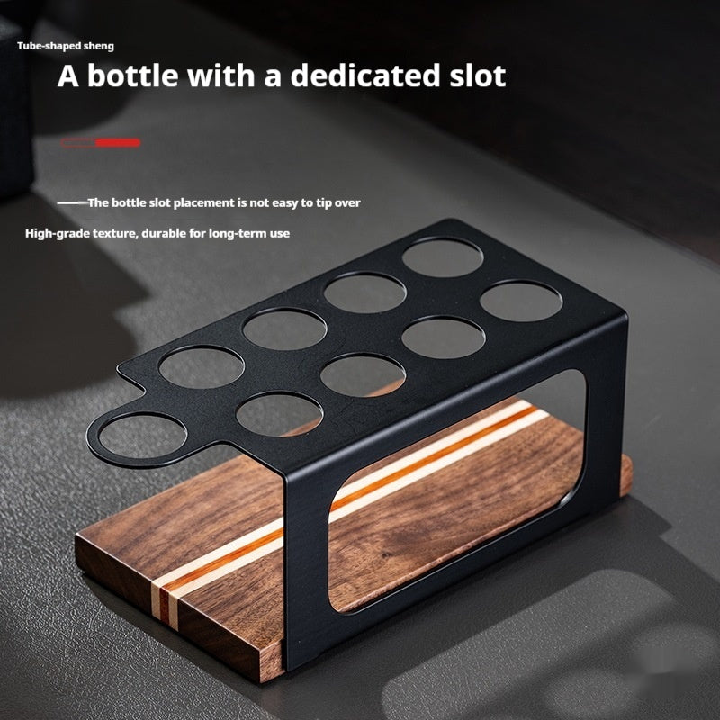 Coffee Bean Portioning Bottle Display Rack