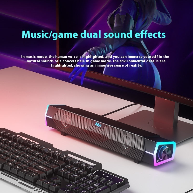Bluetooth Speaker Dual Speaker Subwoofer Theater Level Surround Computer Speaker