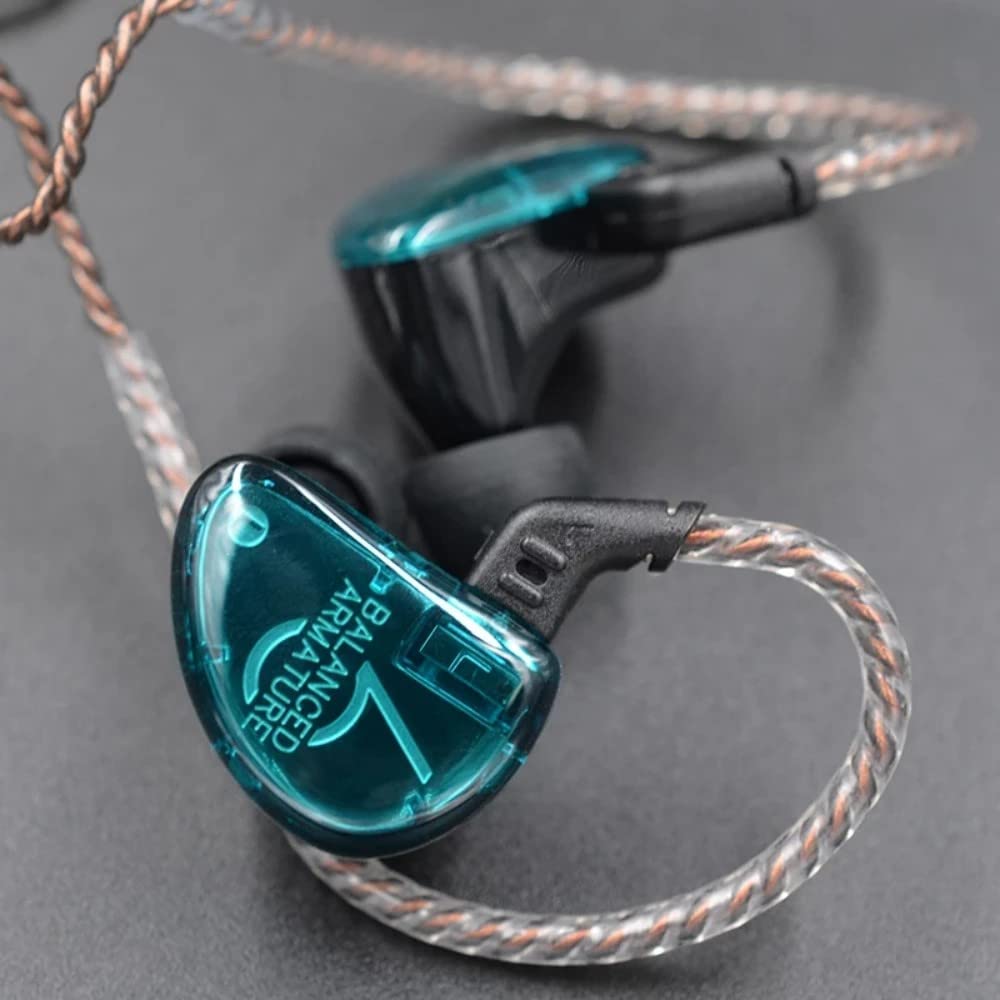 KZ ZS10 PRO Cable 2M IEM Cable in Ear Monitor Cable with 3.5mm Plug for KZ ZS 10 PRO/ZS10 PRO X/EDX PRO/ZAR/Castor/ZSN PRO/ZSN PRO X/ES4/ZSR//ZS10 PRO 2/ZS12 PRO X (3.5mm Without Mic, QDC)