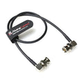 Alvin's Cables 12G SDI Cable Flexible, BNC Male to Male Right Angle for RED Komodo| Atomos Monitor 75 Ohm Shielded Cable for 4K Video Camera 50cm|19in