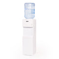 Igloo Top Loading Water Cooler with Removable Drip Tray & Energy-Saving Features- Water Tower with Hot & Cold Temperature Settings- Water Dispenser Fits 3 & 5-Gallon Jugs with Child Safety Lock- White