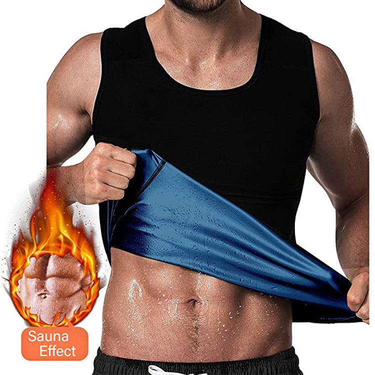 Men's And Women's Corset Violent Sweat Suit Belly Fitness Vest