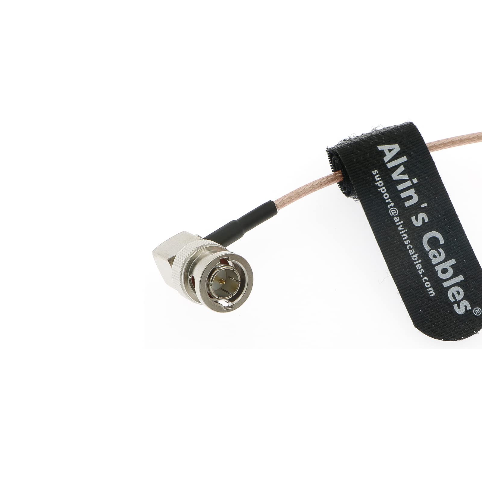 Alvin's Cables 3G SDI Cable BNC to BNC Cable Thin Flexible for Sony FS5| FS7| FX6, for Canon C300, Blackmagic URSA Camera, Atomos Ninja| Shogun Monitor, Right Angle 60CM| 2ft