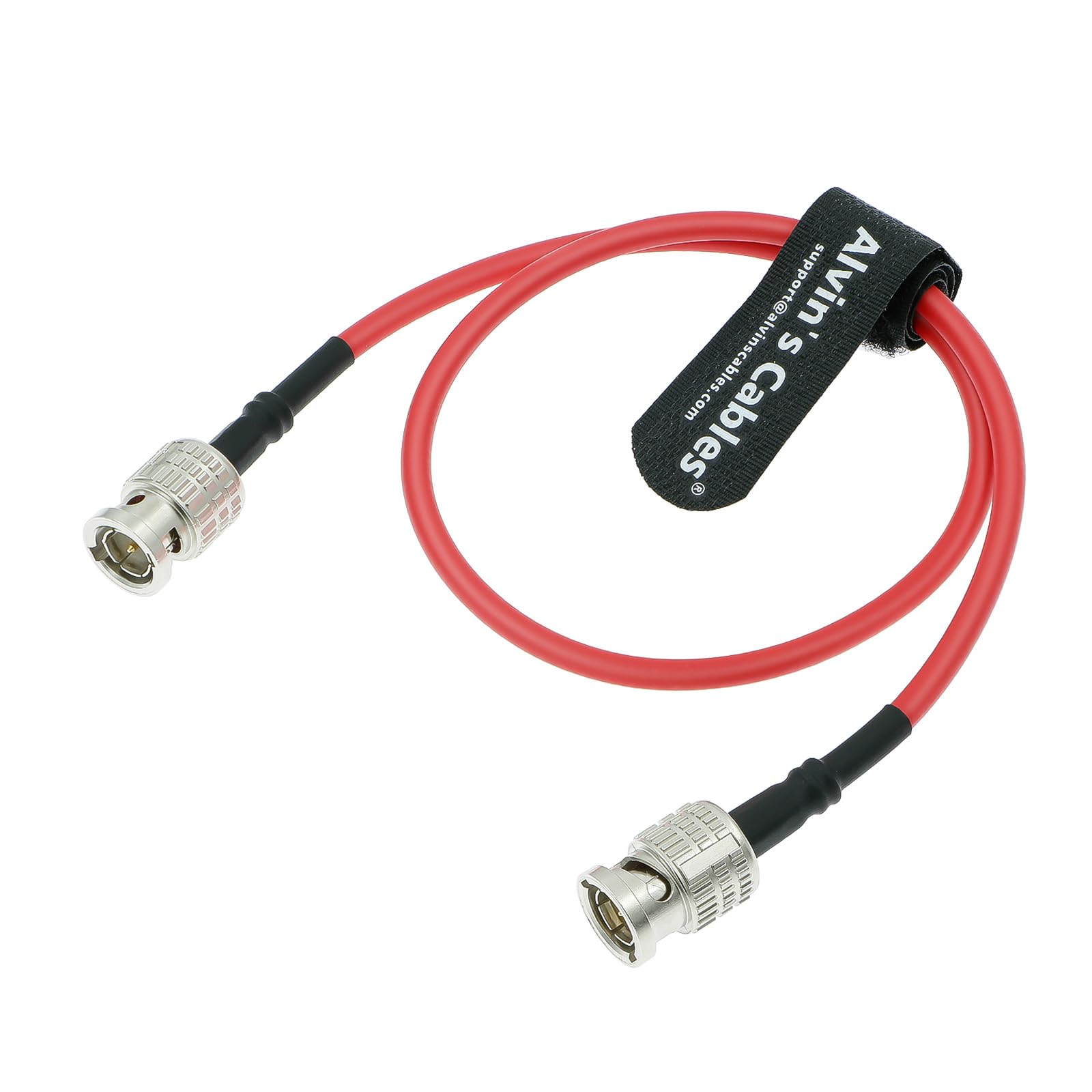 Alvin's Cables 12G SDI Cable Flexible, BNC Male to Male Right Angle for RED Komodo| Atomos Monitor 75 Ohm Shielded Cable for 4K Video Camera 50cm|19in