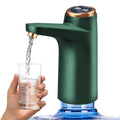 5 Gallon Water Bottle Dispenser Pump System USB Charging Automatic Drinking Water Pump Portable Electric Water Dispenser (Green)