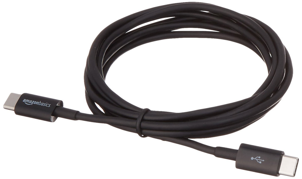 Amazon Basics USB-C to USB-C Fast Charger Cable, 480Mbps Speed, USB-IF Certified, for Fast Charging Apple iPhone 16/15, iPad, MacBook, Samsung Galaxy, Tablets, Laptops, 6 Foot, White