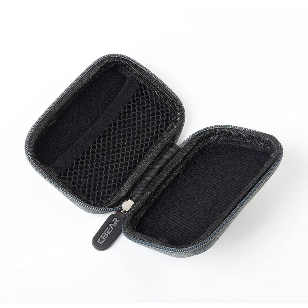 Estuche IEM KZ ZS10 Pro para monitor intrauricular, estuche para auriculares CCZ ZC02 con mosquetón, bolsa de almacenamiento de viaje EVA para CCA CRA, Shure SE215, Moondrop Chu, CCZ Melody, KBEAR KS1