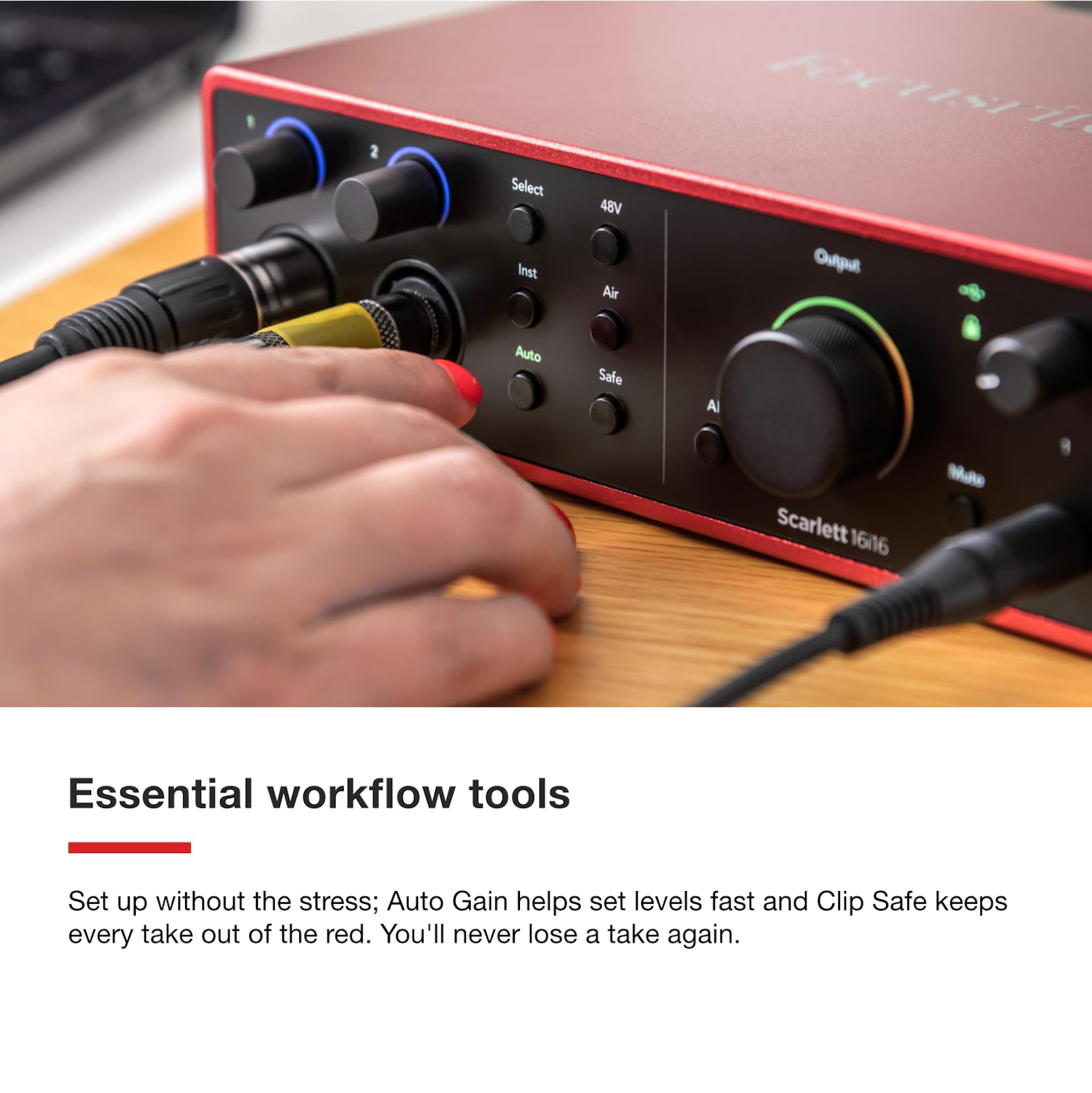 Focusrite Scarlett 18i16 4th Gen USB Audio Interface, for Songwriting, Music Production, Recording, and Podcasting — High-Fidelity, Studio Quality Recording, and All the Software You Need to Record