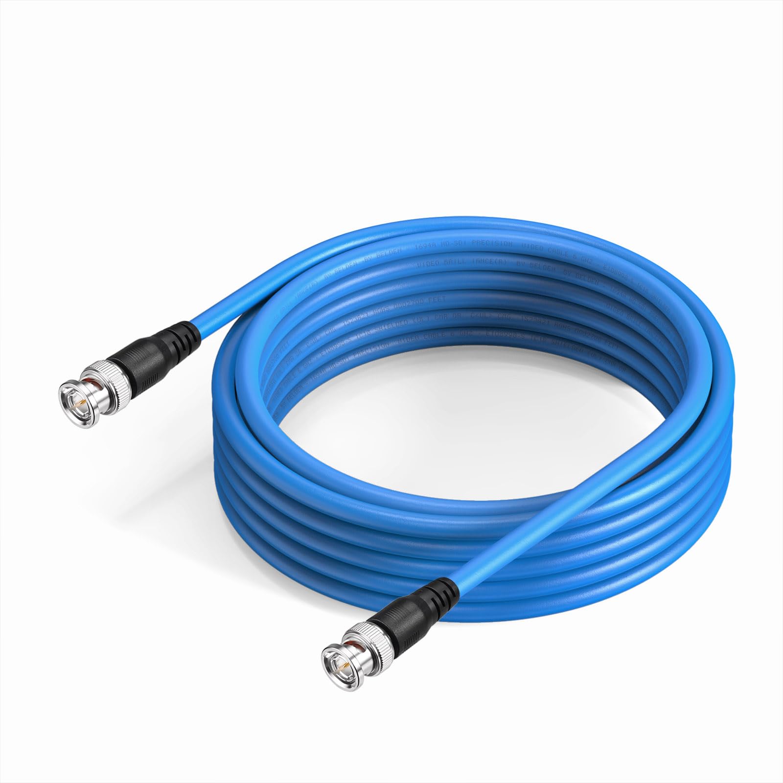 Superbat SDI Cable BNC Cable 3G/6G/12G (Belden 1694A)，10FT/15FT/30FT/50FT/100FT/200FT,Supports HD-SDI/3G-SDI/4K/8K，SDI Video Cable Precision Video Cable(1Pcs)