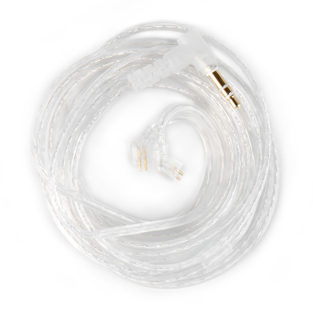 KZ CCA 2PIN IEM Earphone Cable, 4 Core High-Purity Copper Twisted IEMs Replacement Cable, Earbud Headphone Replacement Copper Extension Cable for KZ ZST ZSTX EDX ES4 AS10 CCA C10 C16 TRN V80 V90