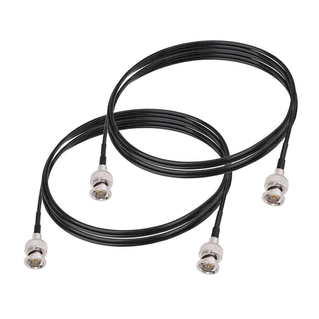 Superbat 2ft BNC Male to Male HD HDSDI 3G 4K 6K Video Cable for Splitter Converter Monitor Switcher, Supports HD-SDI/3G-SDI Video (2-Pack)