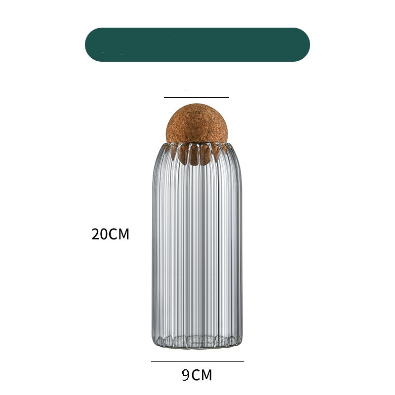 Cork Sealed Display Glass Bottle