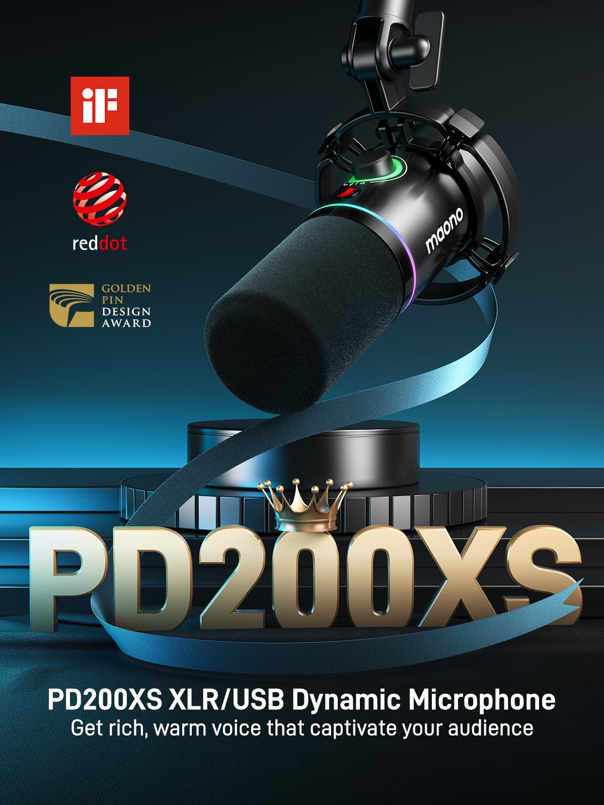 MAONO Gaming Audio Mixer, Audio Interface with Pro-preamp, RGB, Bluetooth, 48V Phantom Power for Live Streaming, Podcasting, Content Create, Gaming MaonoCaster G1 NEO (Not for USB Mic)