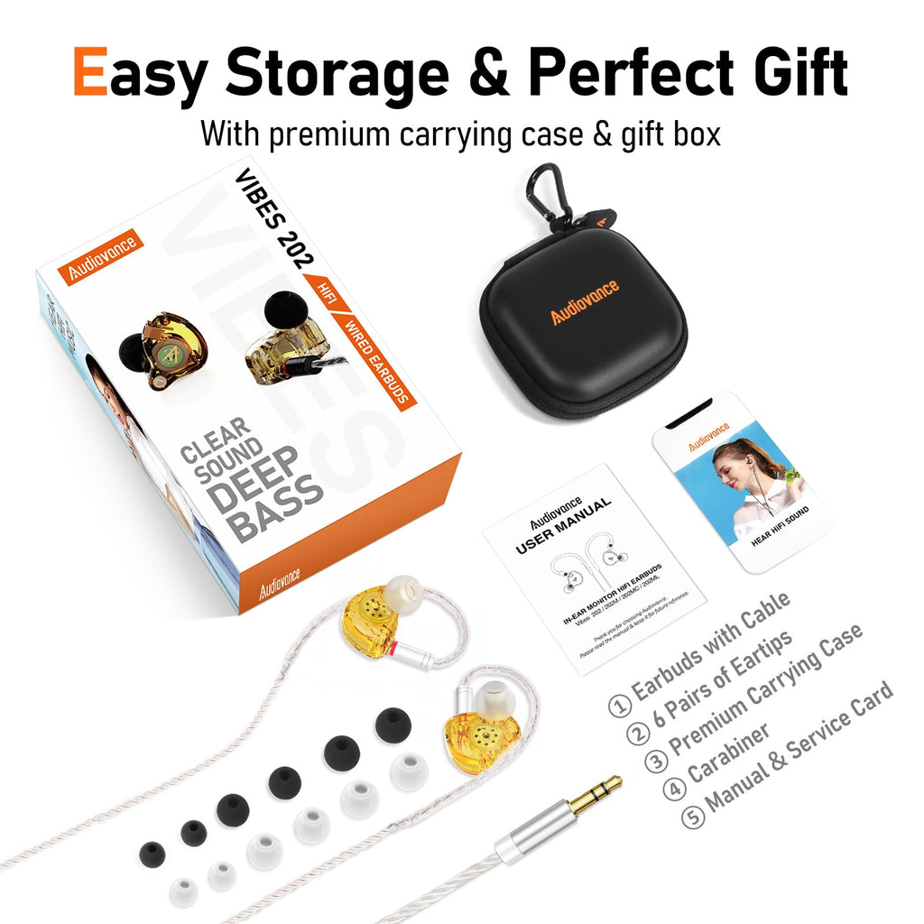 Vibes 202MC USB-C Wired Earbuds - USBC HiFi in Ear Headphones for iPhone 17/16/15 - Noise Isolating Ear Buds w/ Mic - Clear Sound, Deep Bass & Comfort-Fit Earphones - Silver Plated Cord, Carrying Case