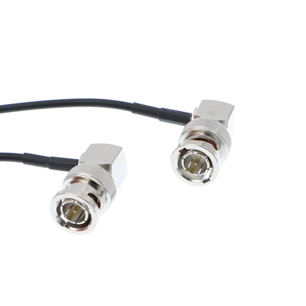 Alvin's Cables 3G SDI Cable BNC to BNC Cable Thin Flexible for Sony FS5| FS7| FX6, for Canon C300, Blackmagic URSA Camera, Atomos Ninja| Shogun Monitor, Right Angle 60CM| 2ft