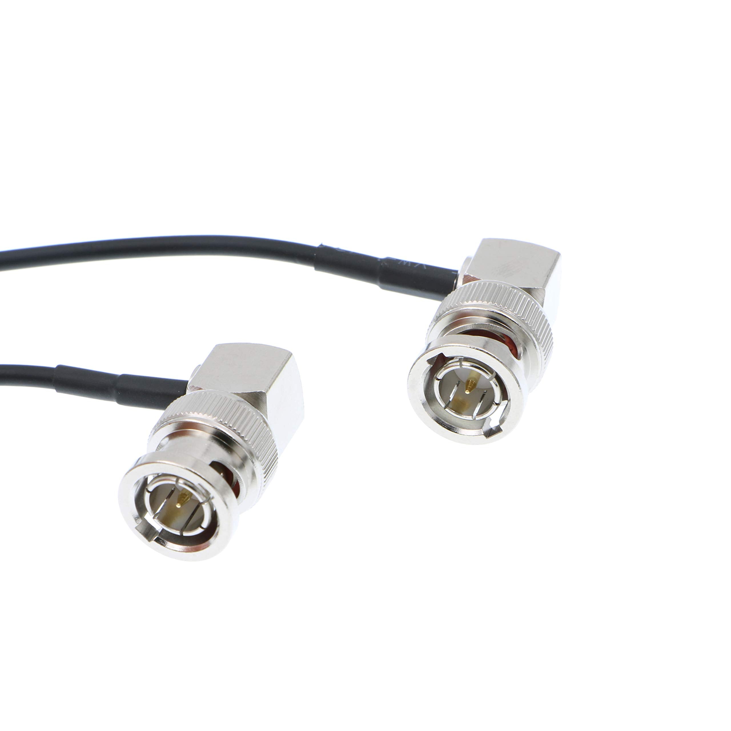 Alvin's Cables 3G SDI Cable BNC to BNC Cable Thin Flexible for Sony FS5| FS7| FX6, for Canon C300, Blackmagic URSA Camera, Atomos Ninja| Shogun Monitor, Right Angle 60CM| 2ft