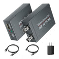SDI to HDMI Converter with SDI Loop Out, 3G-SDI to HDMI Adapter Video Audio Converter with 4ft HDMI Cable, Support Auto Format Detection, Audio De-embedder for Camera, Monitor (Grey)