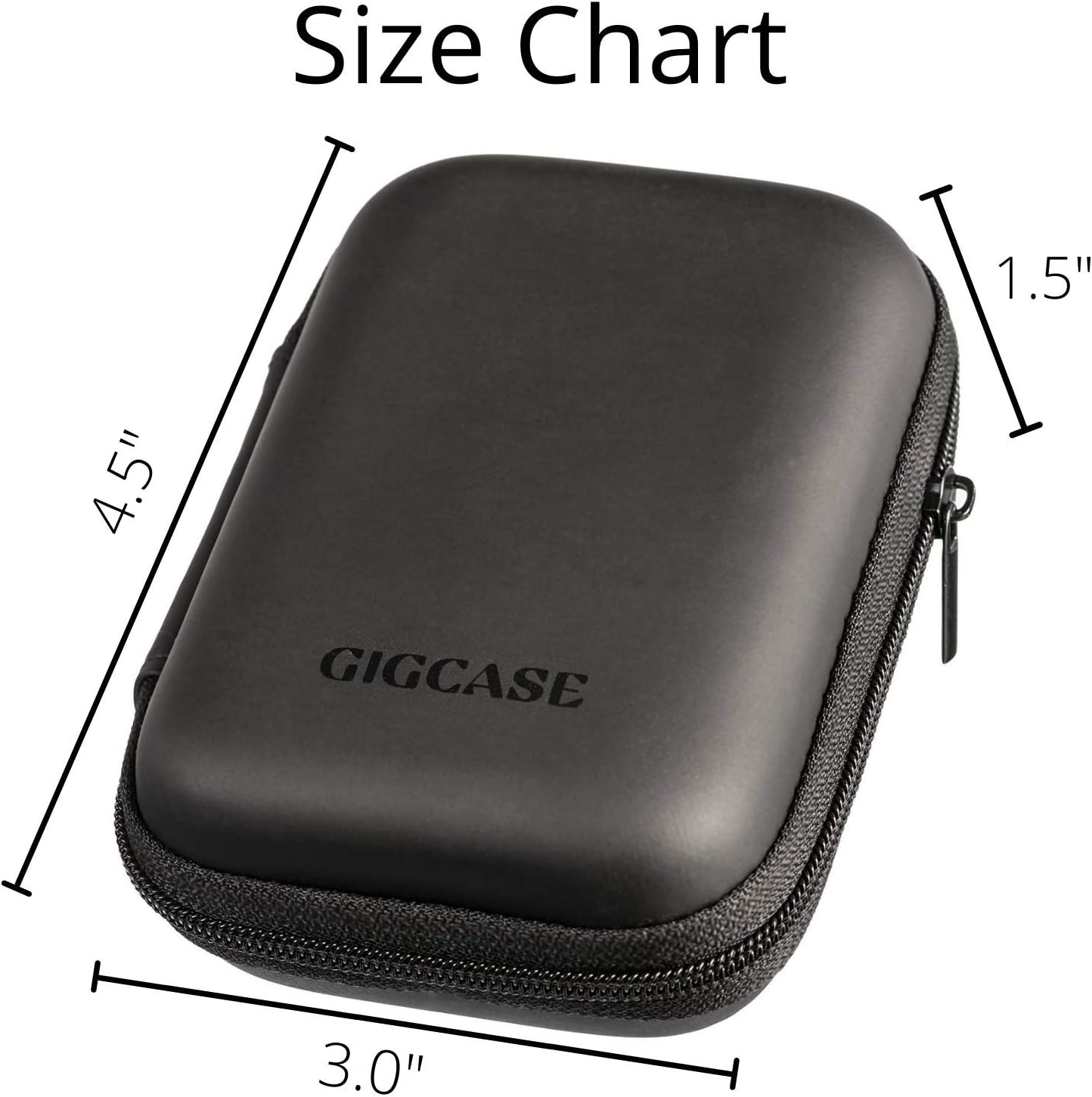 IEM Case for in-Ear Monitors, Headphones & Earbuds – EVA Travel Storage Bag for KZ ZS10/ZS10 Pro/ZSN/ZST/ZEX/AS10/AS16, CCZ ZC02/Melody, CCA CRA, Shure SE215, Moondrop Chu, KBEAR KS1, TANGZU Wan’er