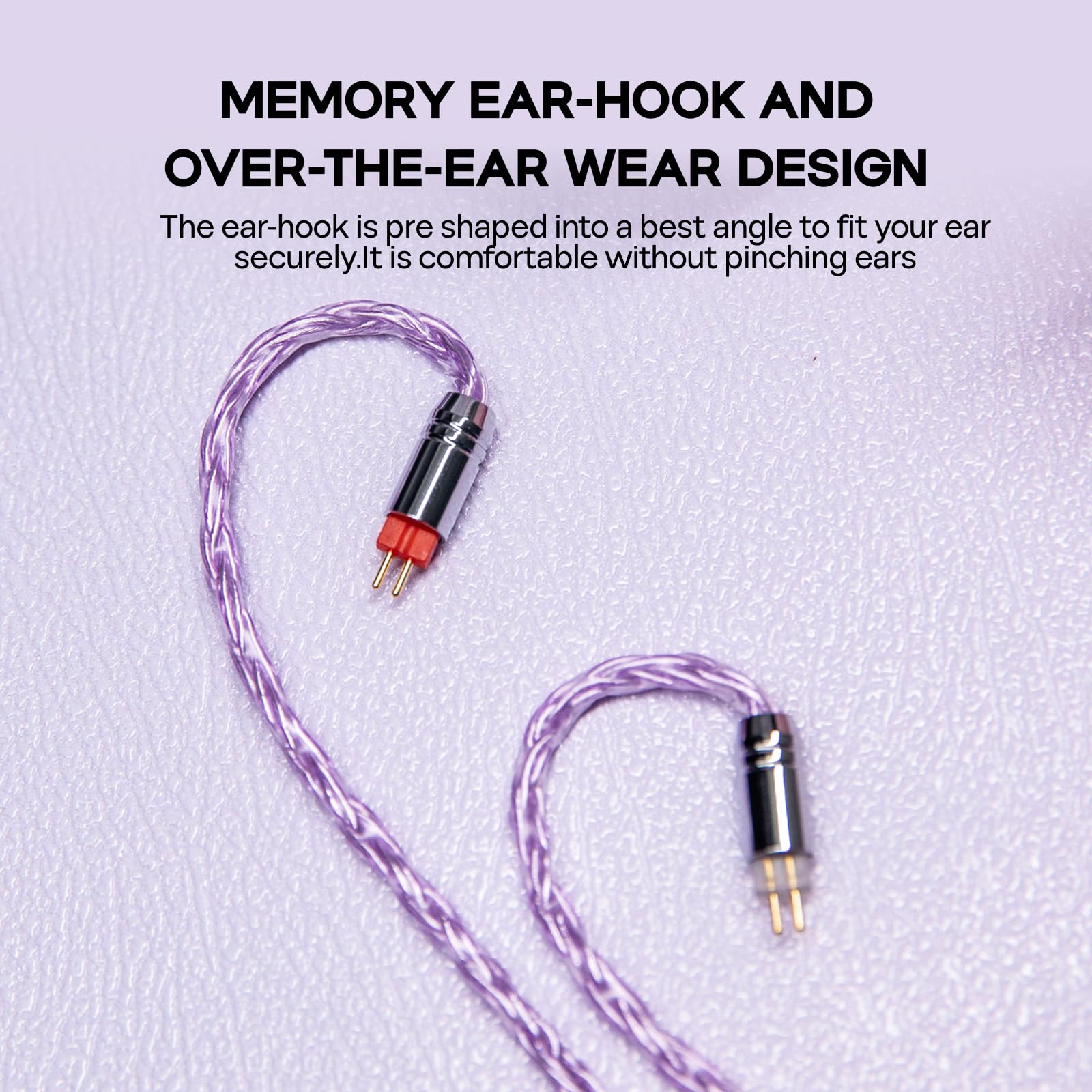 Linsoul Tripowin Zonie IEM Cable, 16 Core Silver Plated Earphone Upgraded Cords, 1.25m SPC in Ear Monitor Cable for 7hz Zero:2 Orchestra Lite Cadenza Hype4 Supermix4(2pin 0.78mm, 4.4mm)(Grey)