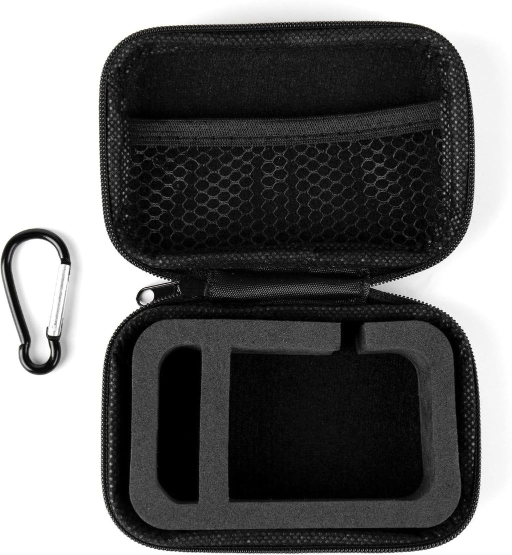 Estuche IEM KZ ZS10 Pro para monitor intrauricular, estuche para auriculares CCZ ZC02 con mosquetón, bolsa de almacenamiento de viaje EVA para CCA CRA, Shure SE215, Moondrop Chu, CCZ Melody, KBEAR KS1