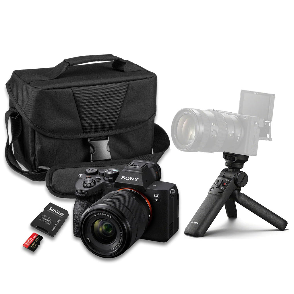 Sony Alpha 7 IV Full-Frame Mirrorless Interchangeable Lens Camera with 28-70mm Zoom Lens Kit
