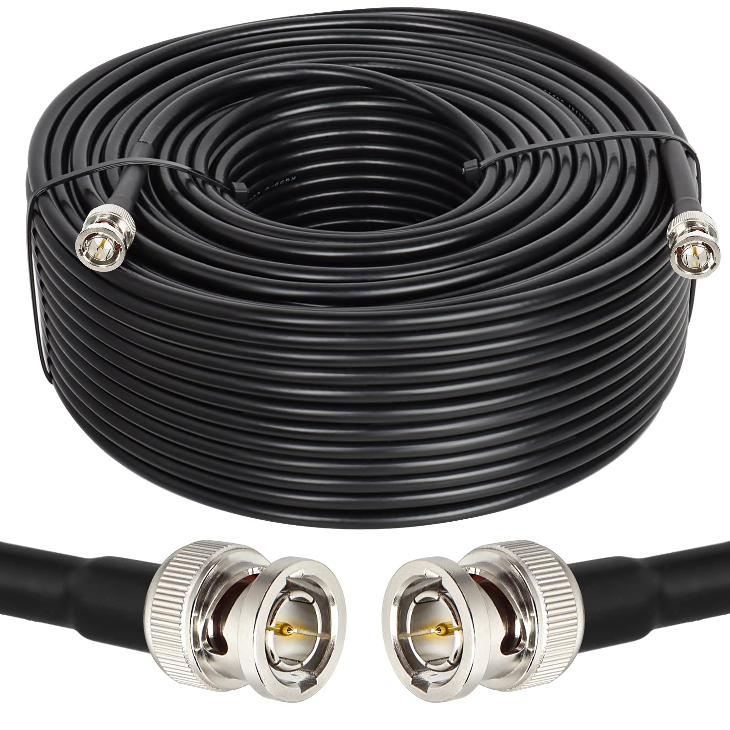 XRDS -RF 75FT SDI Cable, BNC Male Digital Video Cable 75 Ohm RG59 BNC Cables Supports HD-SDI/3G/6G-SDI/4K/8K