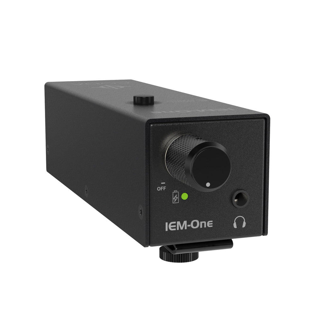 Coda Ultra-Compact Personal in Ear Monitor Amplifier - Double Channel Headphone Amplifier System with XLR & TRS Input - Portable IEM Amp with Mono & Stereo Mix Panning - Sturdy Housing with Belt Clip