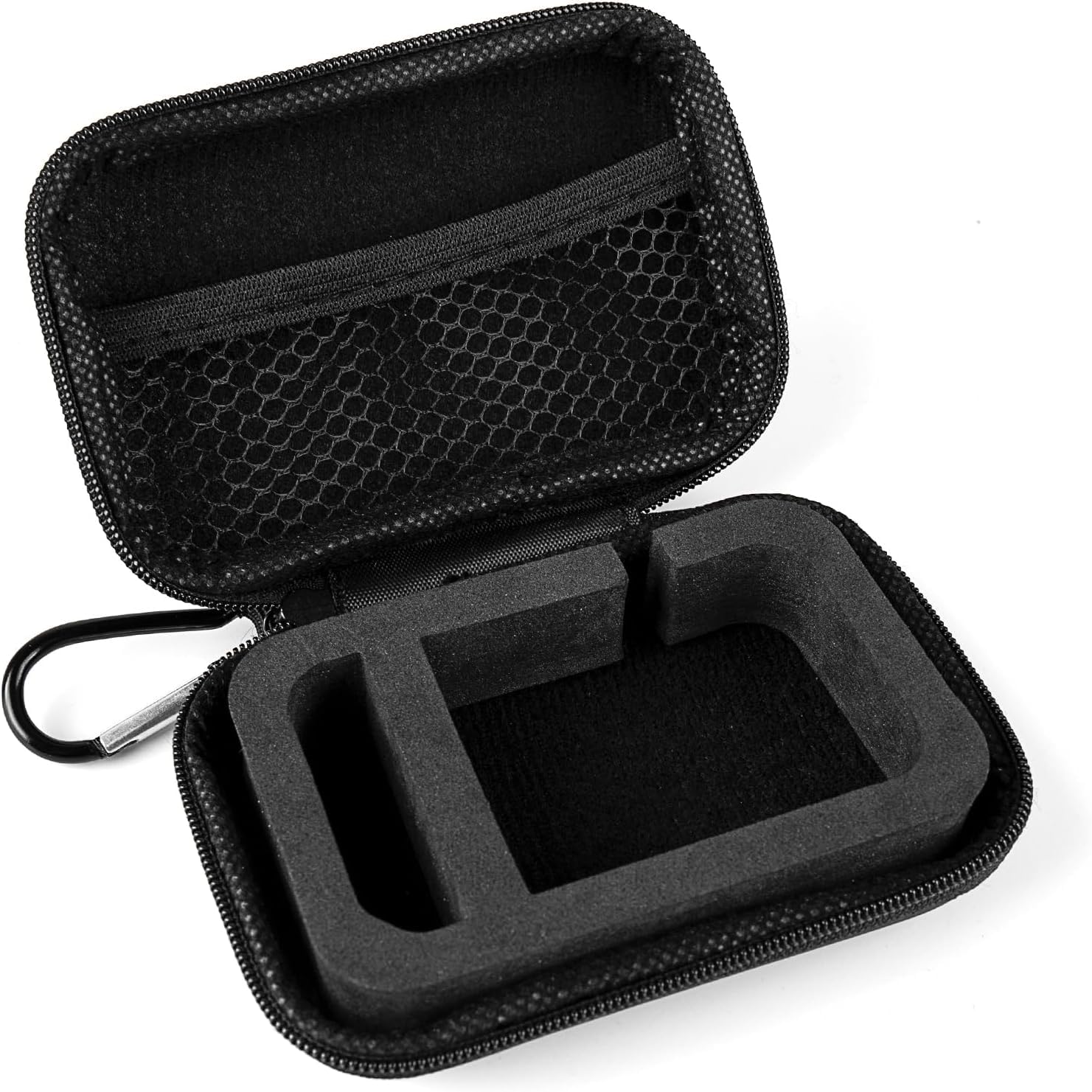 Estuche IEM KZ ZS10 Pro para monitor intrauricular, estuche para auriculares CCZ ZC02 con mosquetón, bolsa de almacenamiento de viaje EVA para CCA CRA, Shure SE215, Moondrop Chu, CCZ Melody, KBEAR KS1