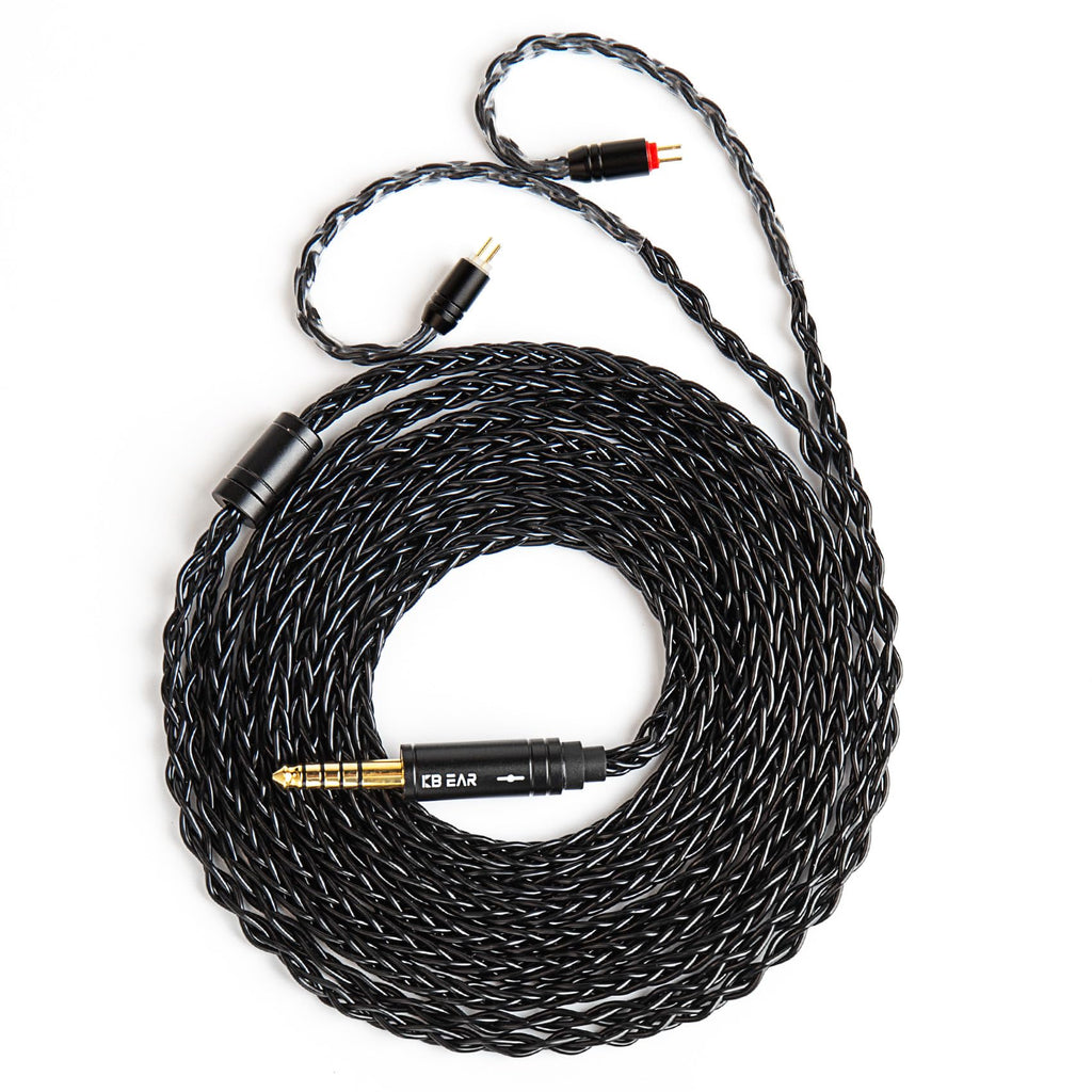 KBEAR ST16 Plus Long IEMs Earphone Cable with QDC-Type Pin for KZ ZSN/ZSN PRO /EDX PRO/ZS10 PRO/ZSN PRO X/ZS12 PRO X/ZSX/ZAS/ZVX/AS16/ZAR/DQS/ASX/D-Fi/Castor/PR2/PR3/ZEX CCA CRA/C12/C10PRO (QDC 3.5MM)
