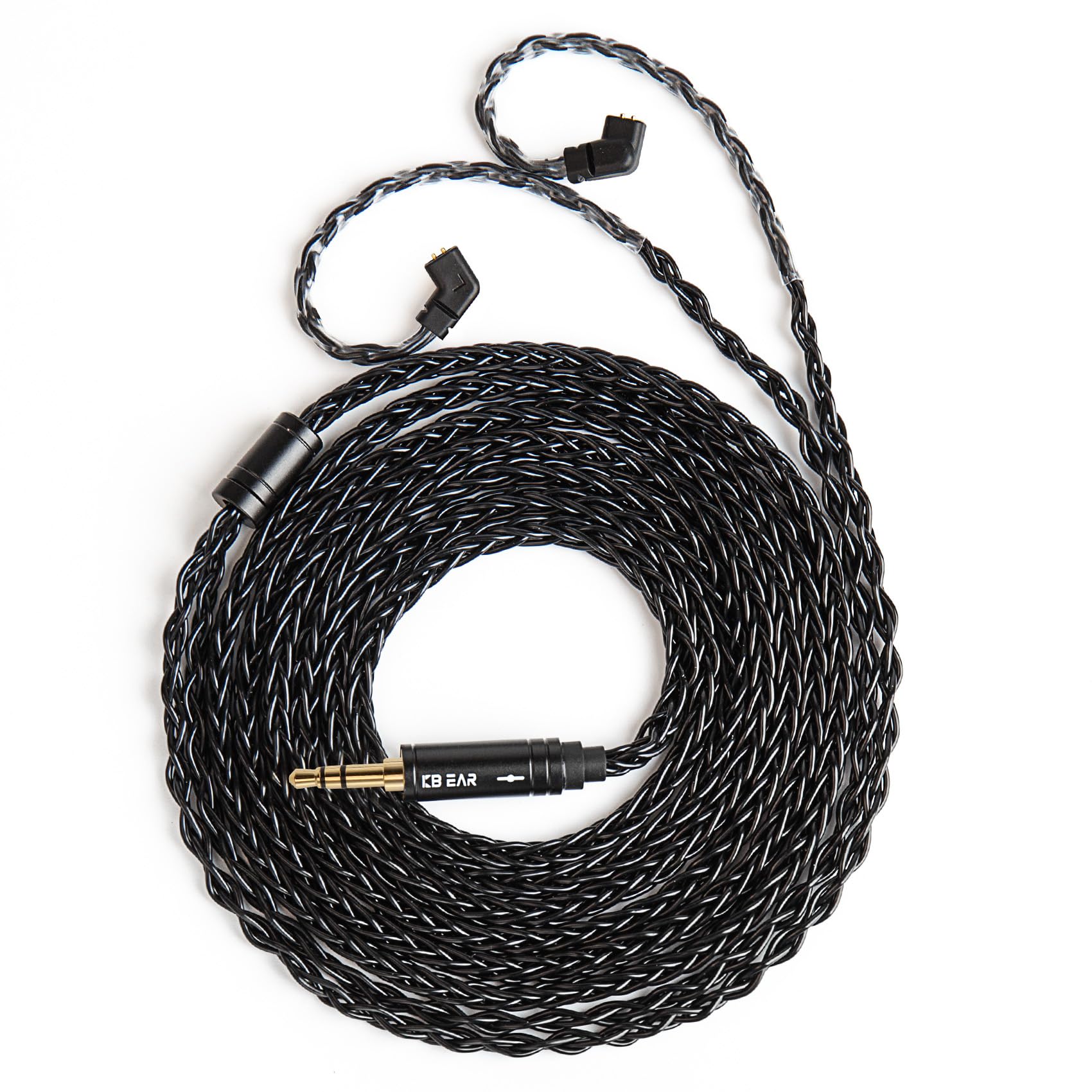 KBEAR ST16 Plus Long IEMs Earphone Cable with QDC-Type Pin for KZ ZSN/ZSN PRO /EDX PRO/ZS10 PRO/ZSN PRO X/ZS12 PRO X/ZSX/ZAS/ZVX/AS16/ZAR/DQS/ASX/D-Fi/Castor/PR2/PR3/ZEX CCA CRA/C12/C10PRO (QDC 3.5MM)