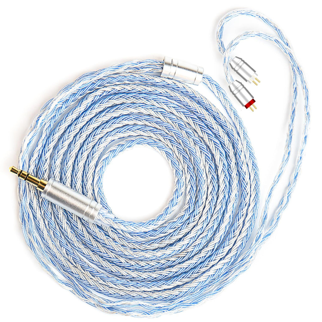 KBEAR ST16 Plus Long IEMs Earphone Cable with QDC-Type Pin for KZ ZSN/ZSN PRO /EDX PRO/ZS10 PRO/ZSN PRO X/ZS12 PRO X/ZSX/ZAS/ZVX/AS16/ZAR/DQS/ASX/D-Fi/Castor/PR2/PR3/ZEX CCA CRA/C12/C10PRO (QDC 3.5MM)