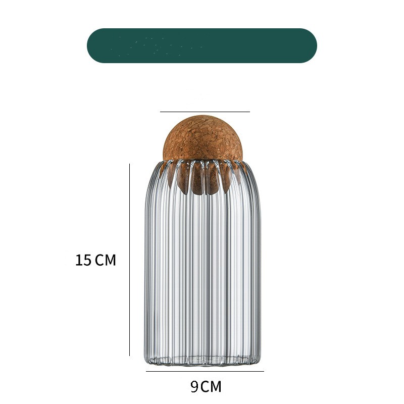 Cork Sealed Display Glass Bottle