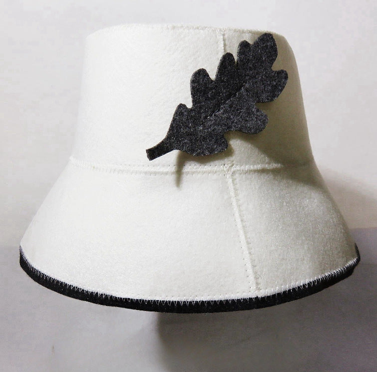 Water-Absorbing, Warm Wool Sauna Fisherman Bath Hat
