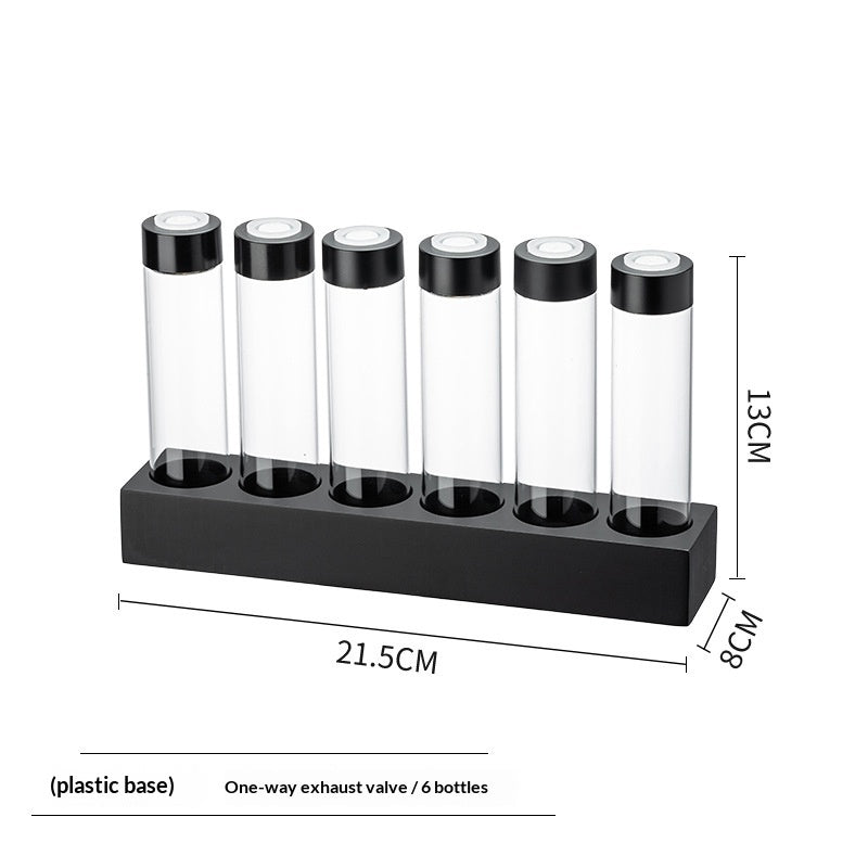 Coffee Bean Portioning Bottle Display Rack