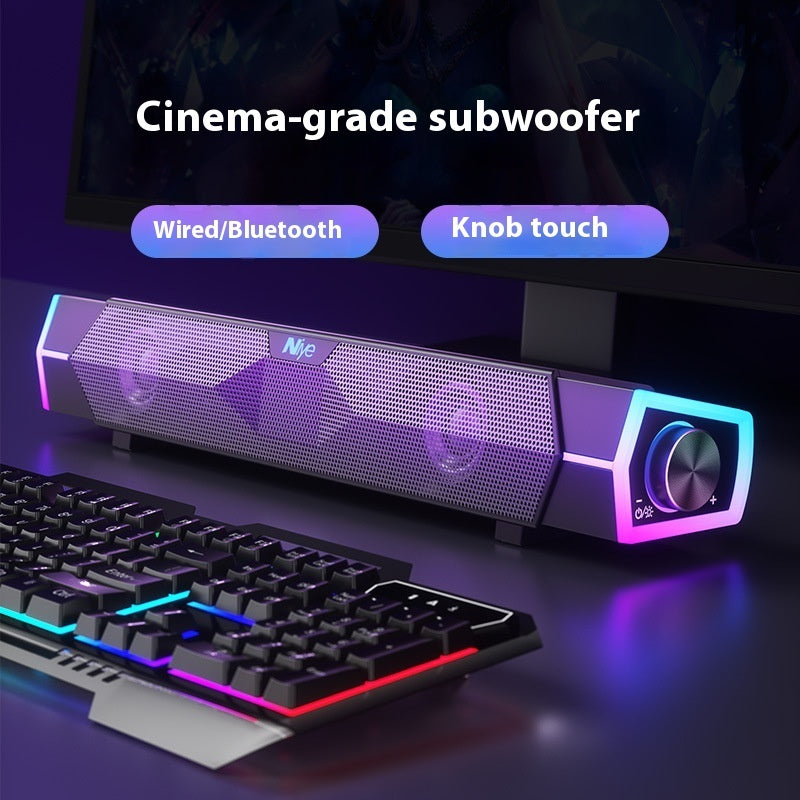 Bluetooth Speaker Dual Speaker Subwoofer Theater Level Surround Computer Speaker
