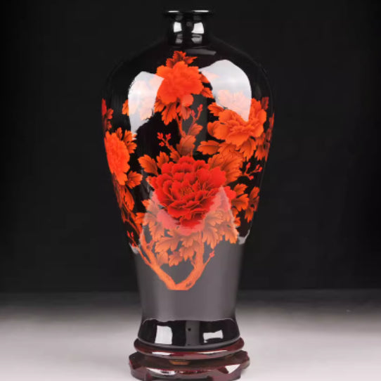 Ceramic Vase Modern And Stylish Display Rack Ceramic Bottle Ornament