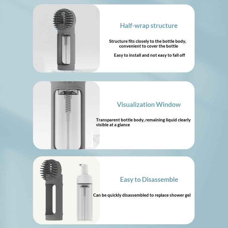 Silicone 2-in-1 Multi-Functional Pet Bath Brush
