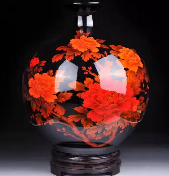 Ceramic Vase Modern And Stylish Display Rack Ceramic Bottle Ornament
